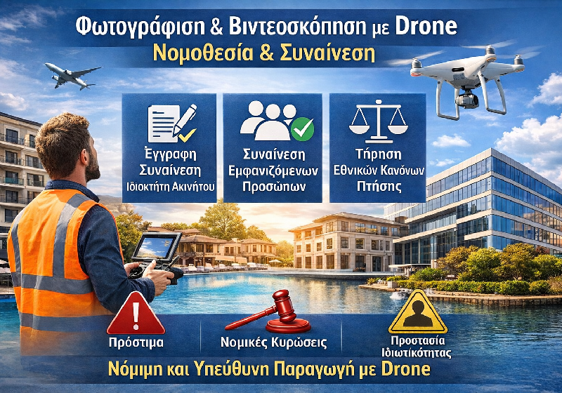 Η τήρηση των κανόνων πτήσης στην φωτογράφιση με drone